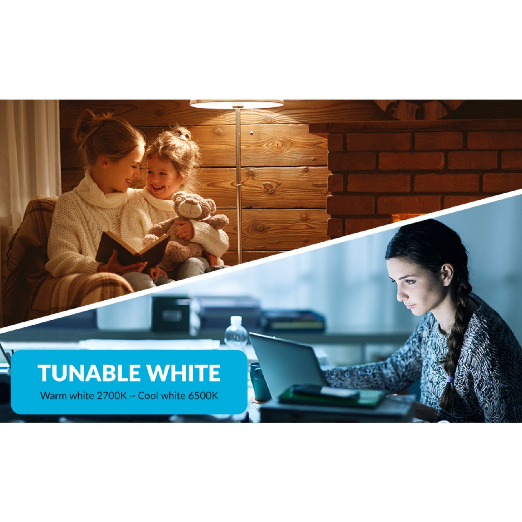 3-pak Hihome Smart Glødetråd LED WiFi pære Gen.2 Varm hvid 2700K til Cool Hvid 6500K