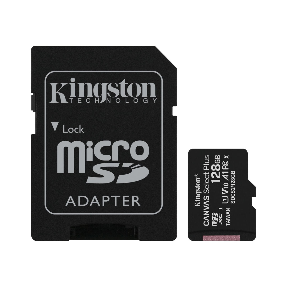 kingston teknologi microSD hukommelseskort klasse 10 128GB